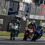 Down to the final chicane: Dalla Porta looks to strike back
