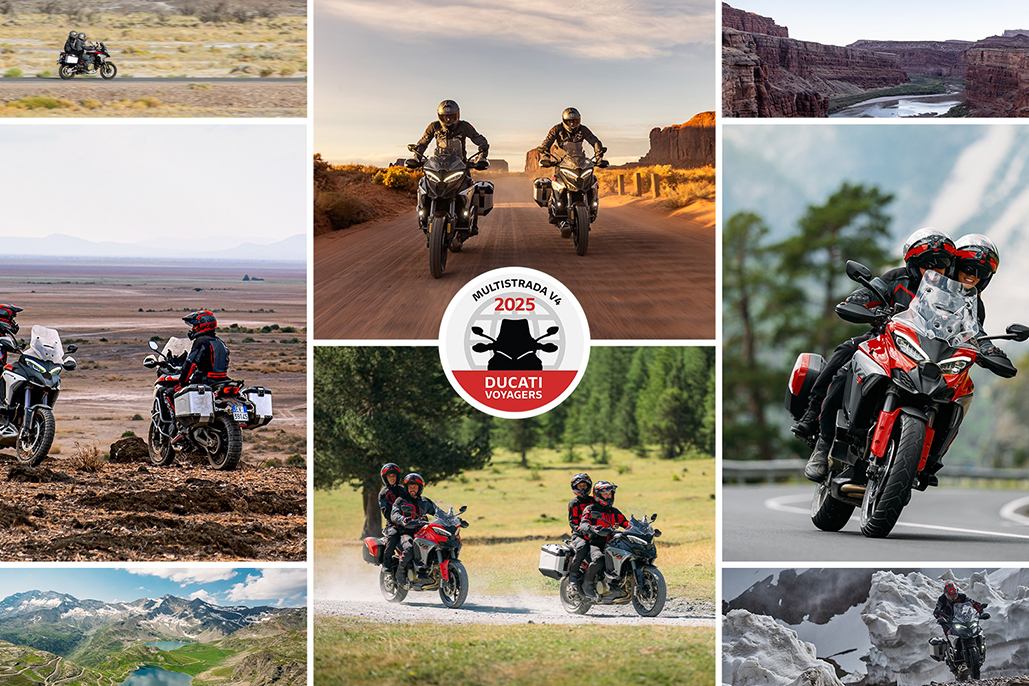 Multistrada V4 Voyagers 2025: an opportunity to recollect your journeys on your Multistrada V4