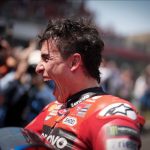 MotoGP: Marc Marquez battles to Mugello Sprint win as sparks fly early on