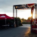 Indian Motorcycle riders celebrate at the 2025 UK National Rally in Cornwall