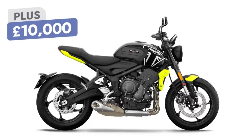 Win a Triumph Trident 660 + £10,000 with botb.com