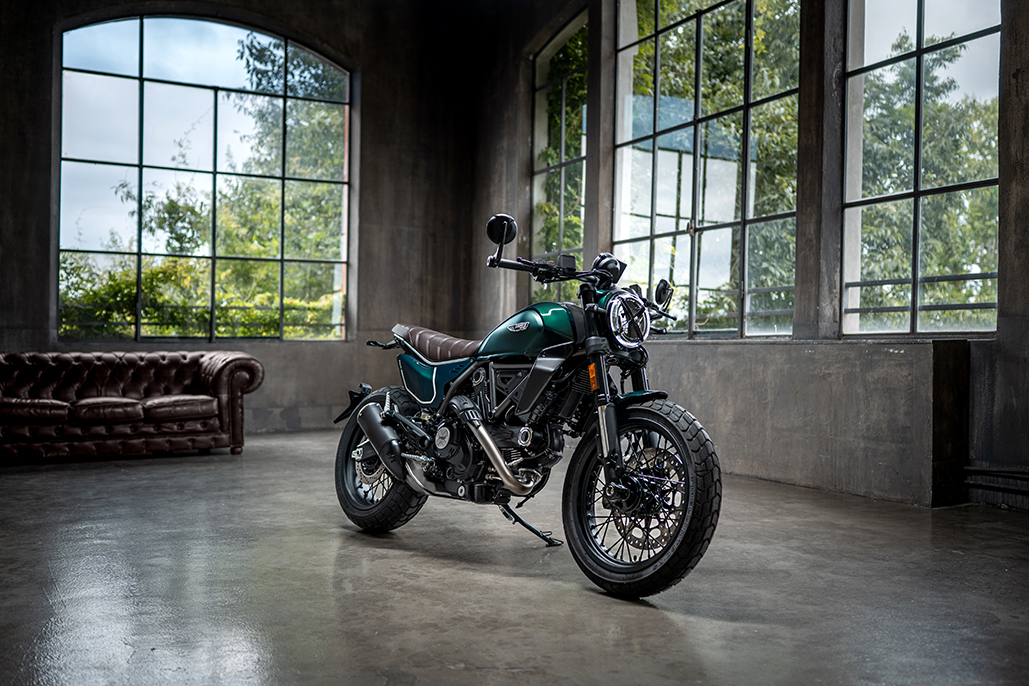 Ducati Scrambler: A new Emerald Green livery for the Nightshift