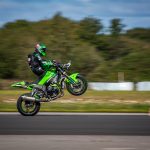 JD Stunts Breaks Highchair Wheelie World Record