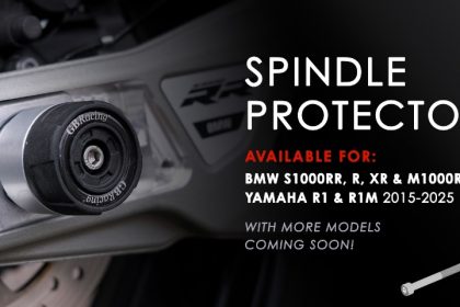 New fast-fit spindle protectors for 1000cc BMW and Yamaha models