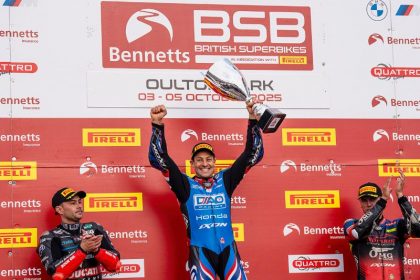 Brookes back on top to win dramatic British Superbikes opener at Oulton Park