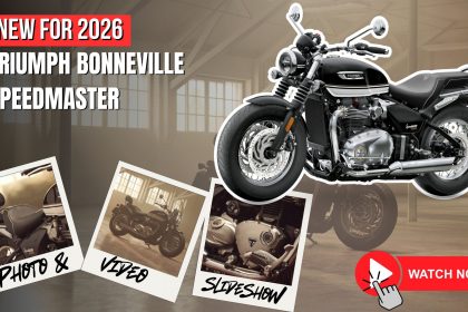 Triumph Launches New Bonneville Speedmaster – Watch Now