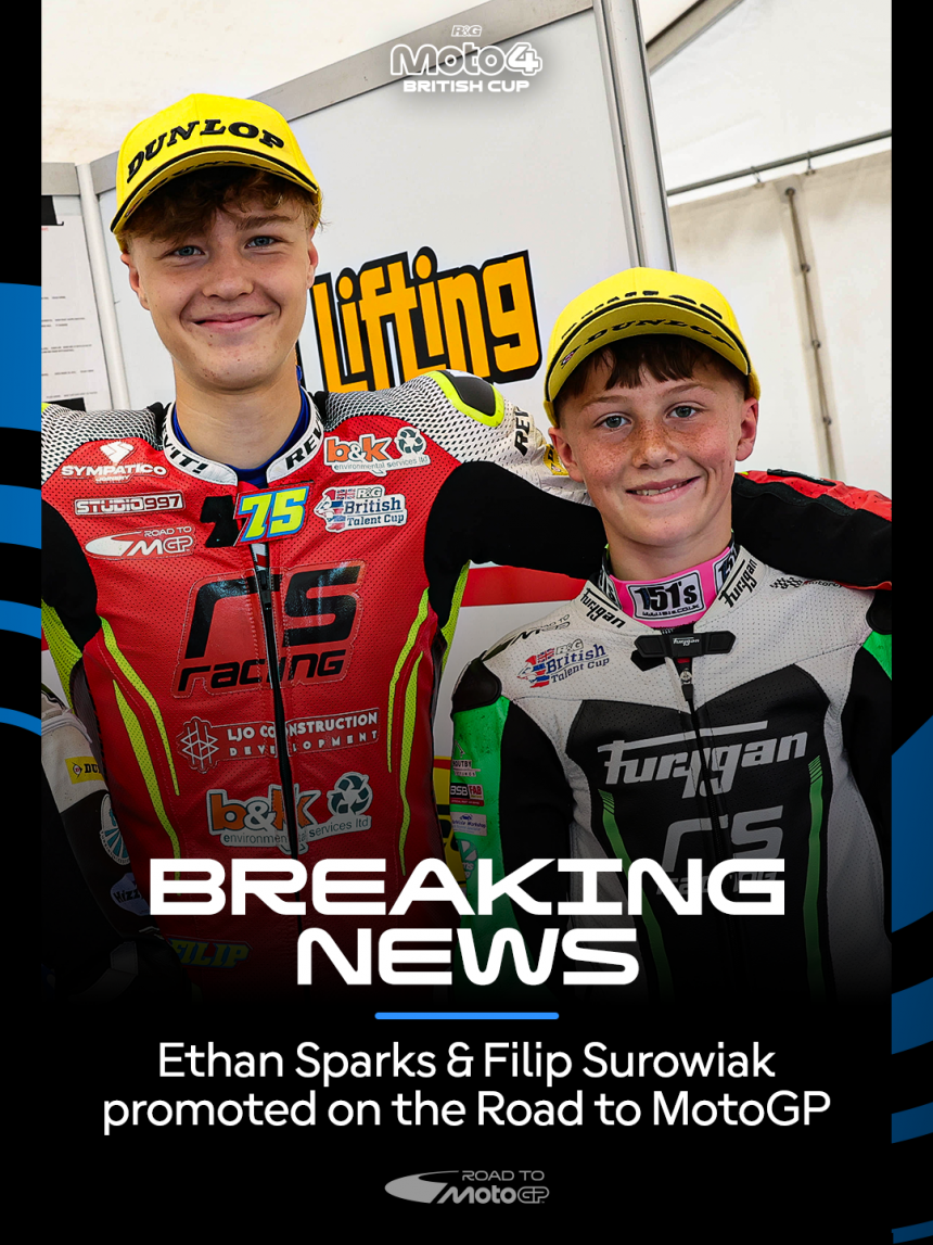 Sparks & Surowiak Promoted Up The Road To Motogp