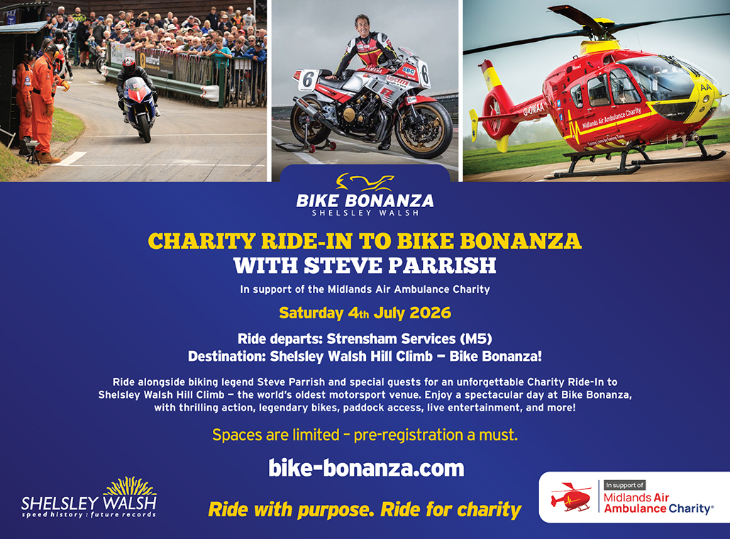 Full-Throttle Hill Climb Motorcycling At Shelsley Walsh Hill Climb