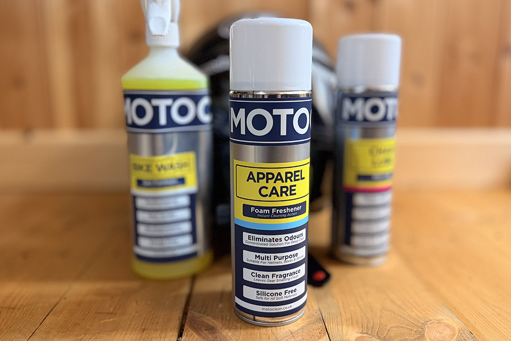 Revitalize Your Gear: Motoclean Apparel Care Foam Freshener