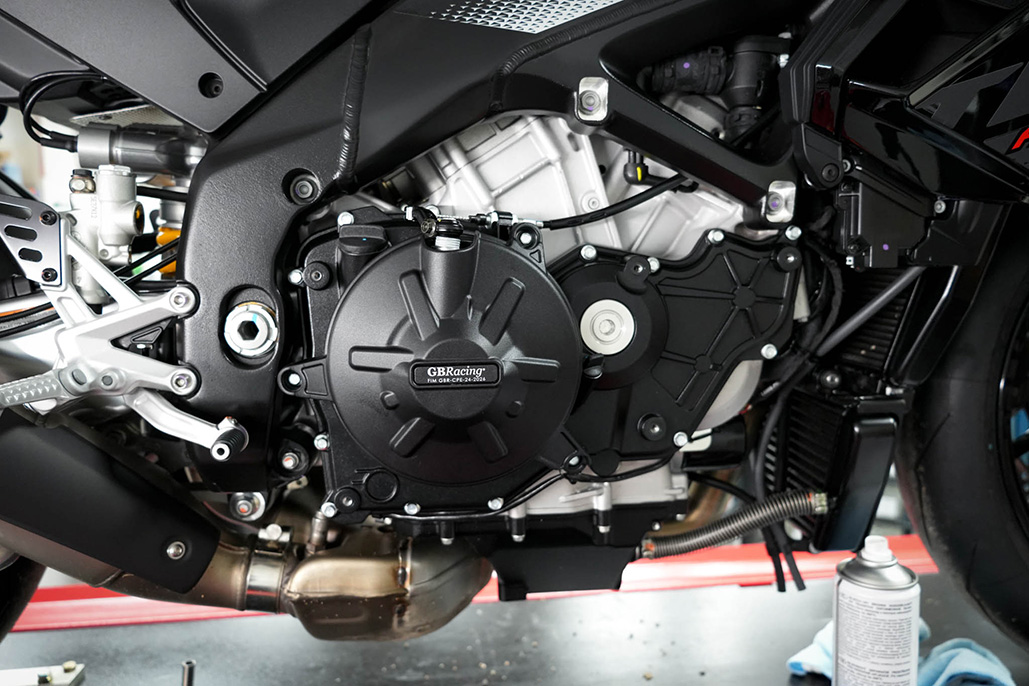 New Engine Protection For Updated Aprilia Rsv4 From Gbracing