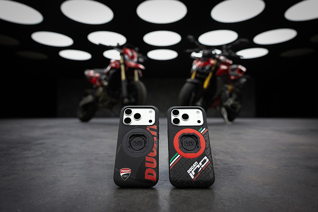 Quad Lock Announces Official Ducati Licensed Product Range