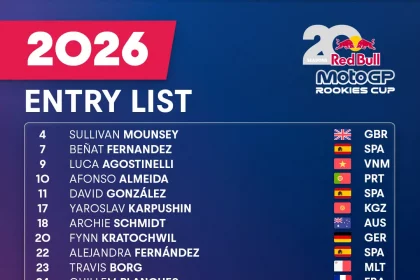 19 Nationalities Line Up For The 20th Red Bull Motogp Rookies Cup Season