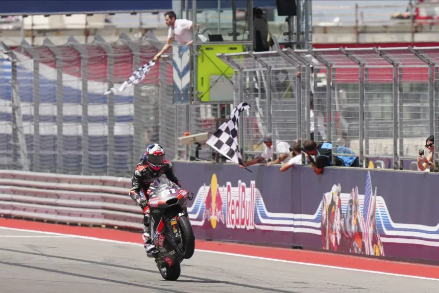 Agius Holds Off Vietti For Moto2 Honours In Texas