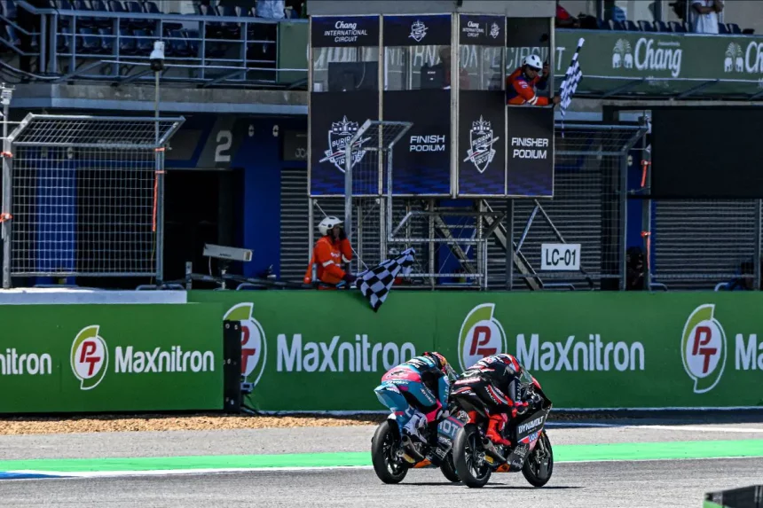 Almansa Defeats Quiles In Last Corner Showdown For Maiden Moto3 Win