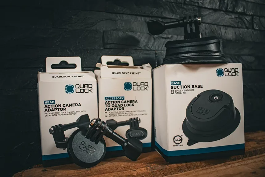 Quad Lock - Action Camera Adaptors And Suction base Review