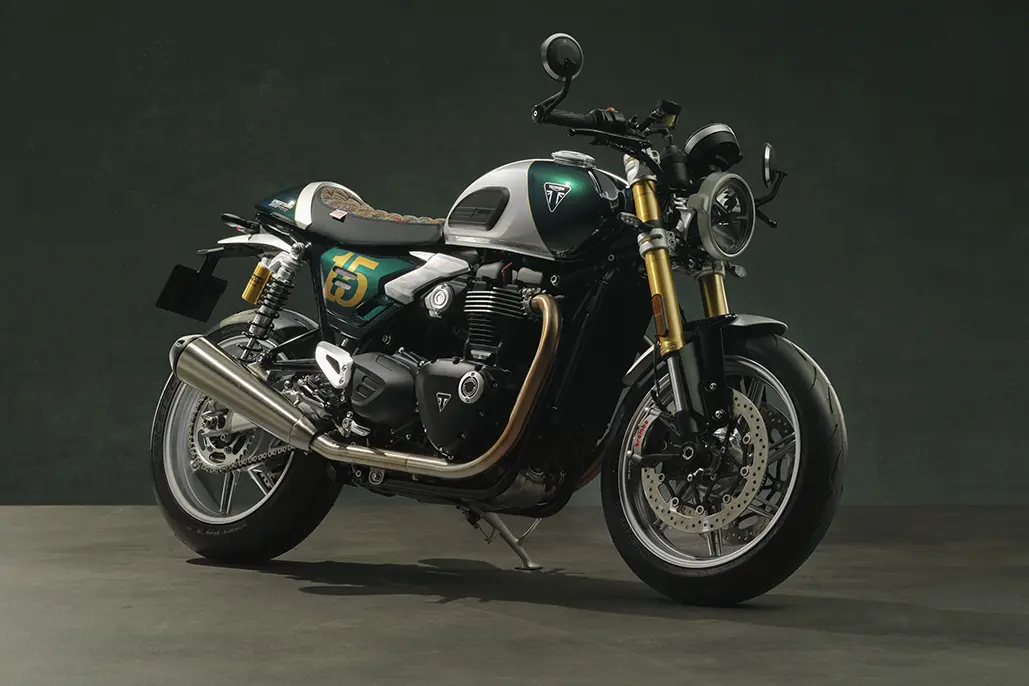 Triumph Reveals Speed Twin 1200 Cafe Racer Dgr Edition