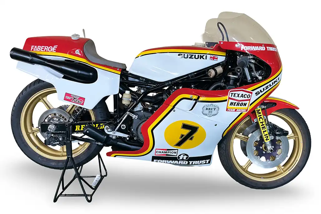 Barry Sheene's Championship-Winning Suzuki Rg500 On Show