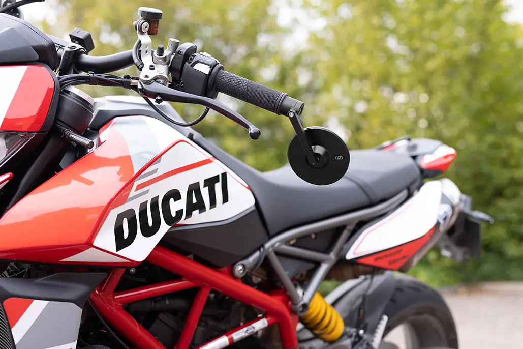 Oxford Circle 360 Xl Bar End Mirror: New & In Stock Now