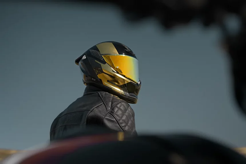 Ruroc Blends High-Tech Protection With Meticulously Engineered Gold Paintwork