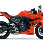 Standout With The Orange Suzuki 8r