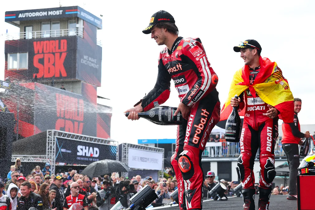 Worldsbk: Bulega Fends Off Teammate Challenge In Most Duel