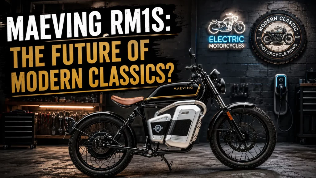 Maeving Rm1s | Britain's Stylish Electric Modern Classic Motorcycle
