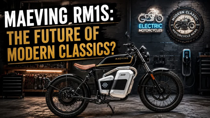Maeving Rm1s | Britain's Stylish Electric Modern Classic Motorcycle