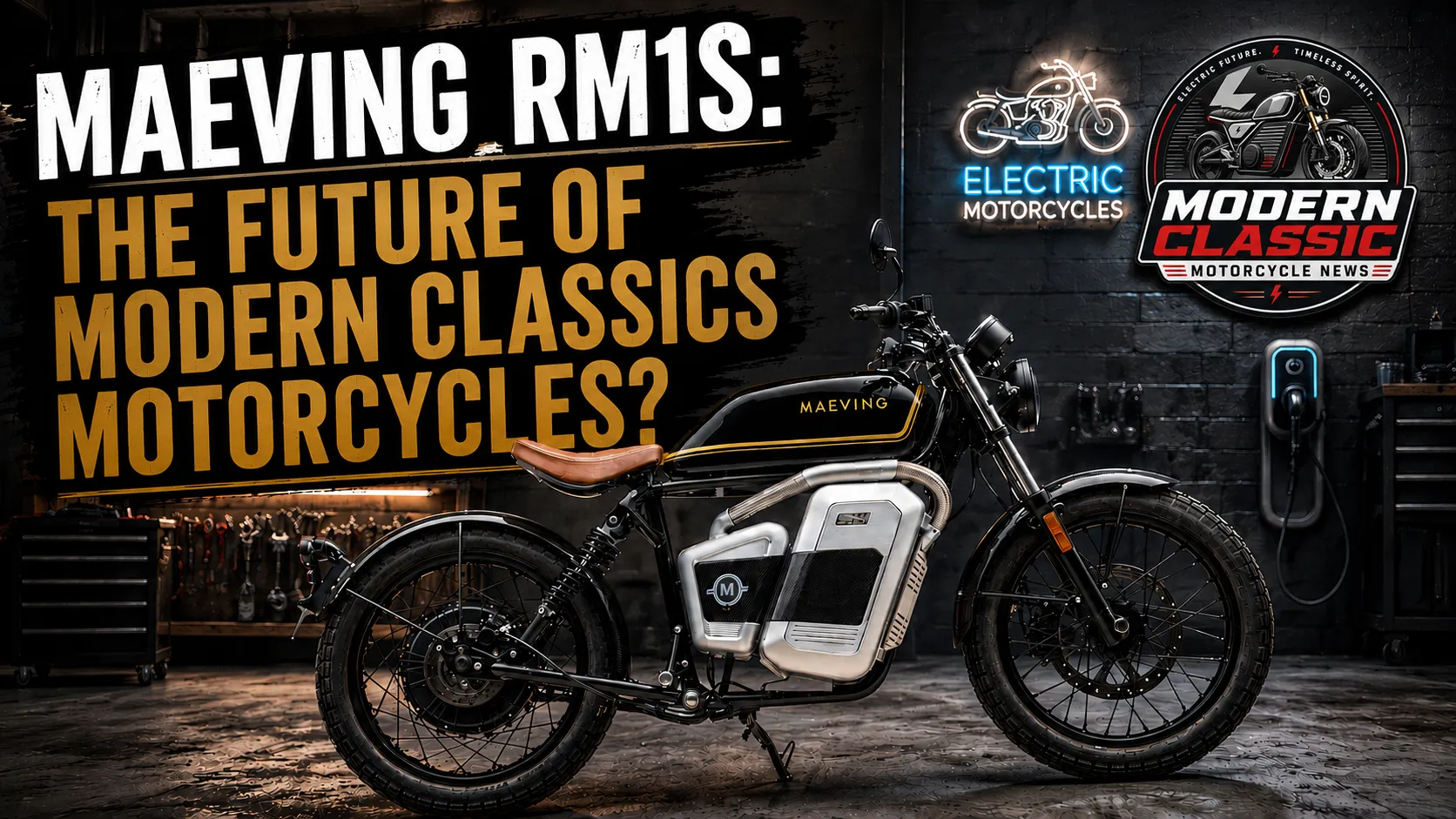 The Maeving Rm1s - The Future Of Modern Classic Motorcycles? - Watch Now