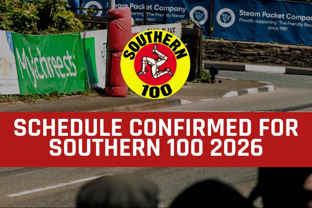 Schedule Confirmed For Isle Of Man Steam Packet Company Southern 100 Road Races 2026