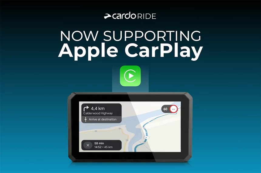 Cardo Expands Its Connected Riding Ecosystem With Apple Carplay