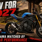 New For 2027: Triumph Speed Triple 1200 Rs Jet Black & Maui Blue