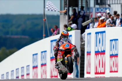 Moto2: Ortola Fends Off Holgado In Tense Sachsenring Finish