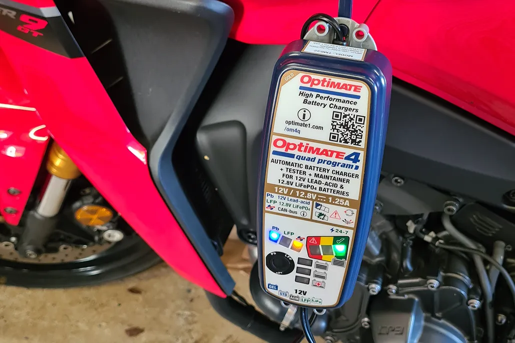 Optimate's Ultimate Motorcycle Battery Charger