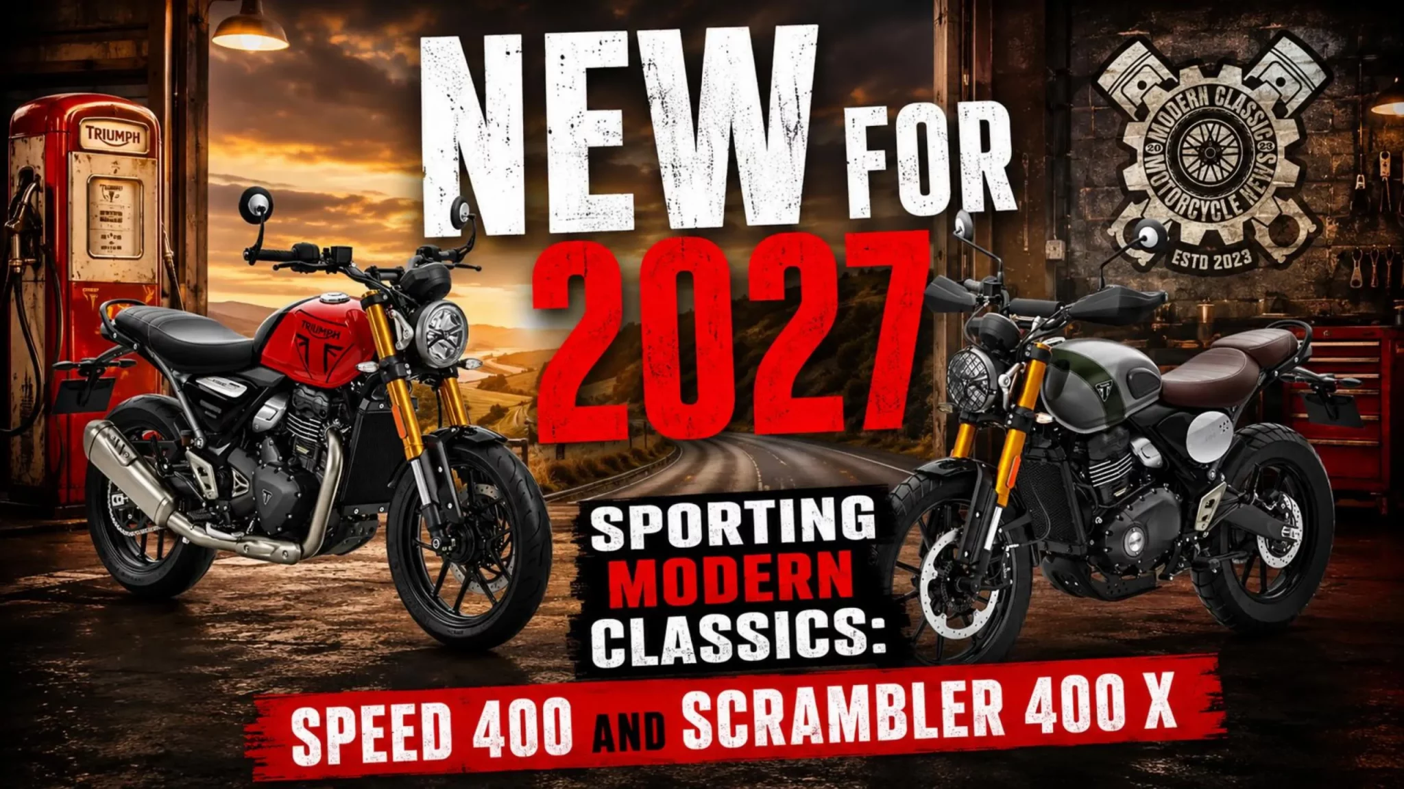Triumph Speed 400 & Scrambler 400 X Revealed | New Colours For 2027