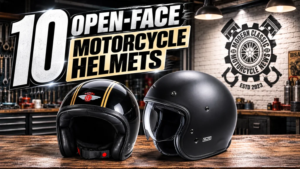 10 Open-Face Motorcycle Helmets For Modern Classic Riders - Video