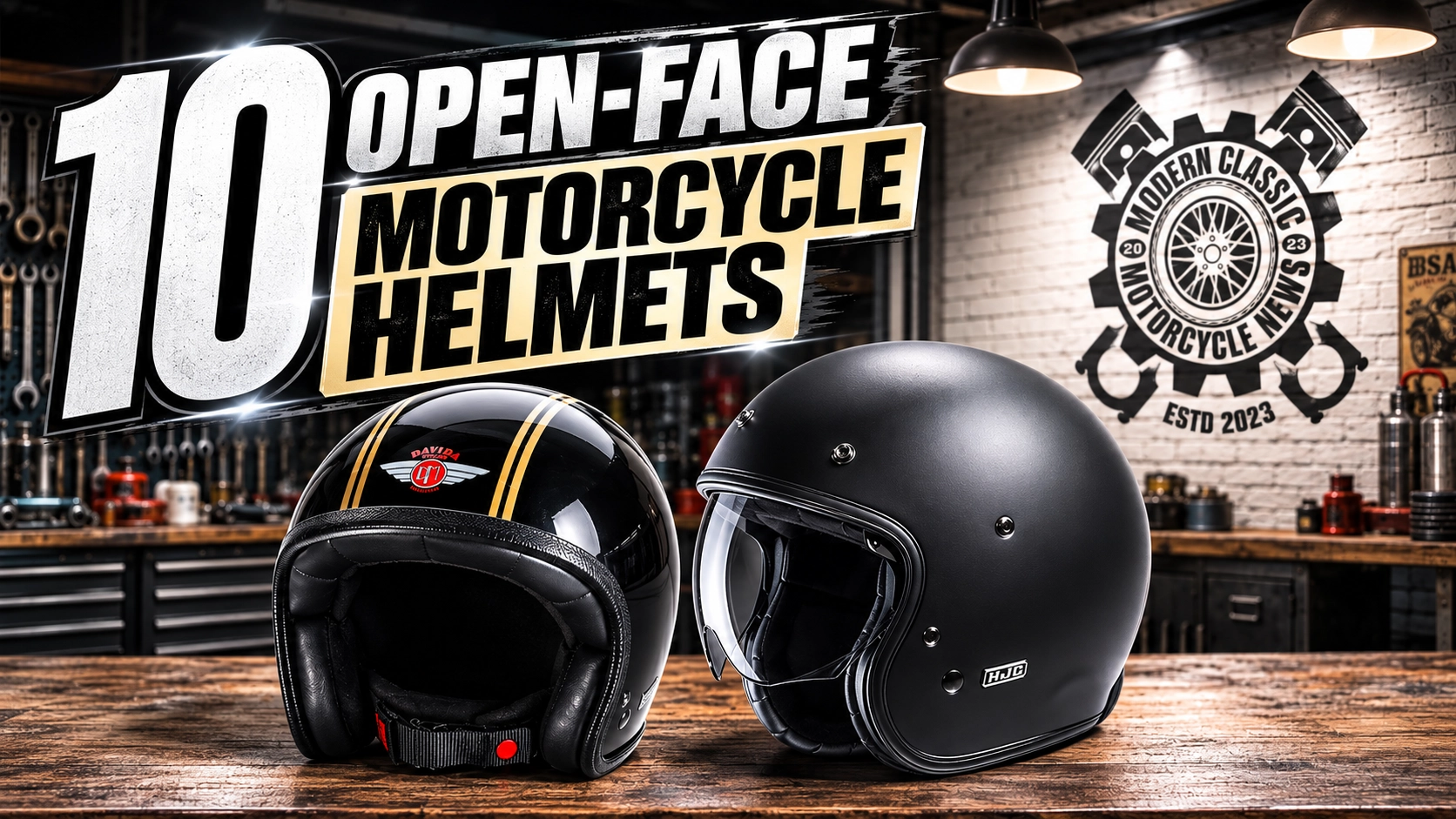10 Open-Face Motorcycle Helmets For Modern Classic Riders - Video