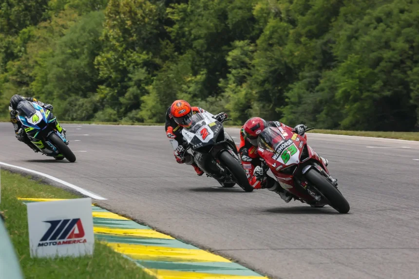 Motoamerica Support: Binder Survives Three-Way Duel For Supersport Race 1 Win