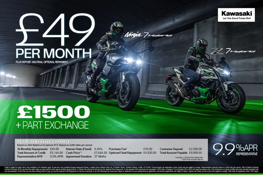 Take Advantage Of Kawasaki’s £1,500 Hybrid Part-Exchange Offer