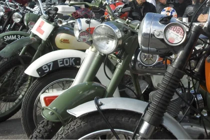 Ace Cafe London: Classic Bike Day + Bsa Bantam Oc