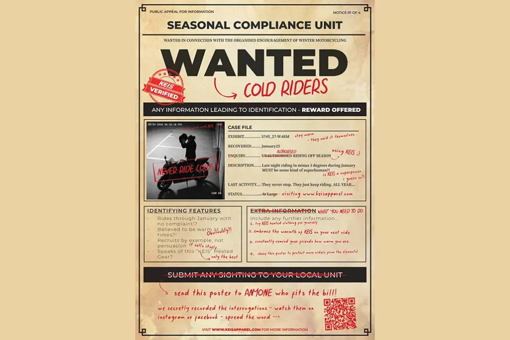 Keis: Winter Riders Wanted