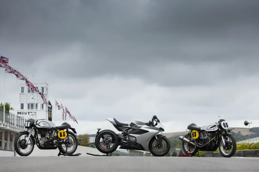 Norton Motorcycles And Works Racing Motor Cycles Bring Historic 1953 Manx To Goodwood Revival