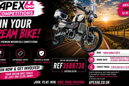 This Week's Featured Motorcycle Apex66 Competition | Triumph Scrambler 1200 Xe